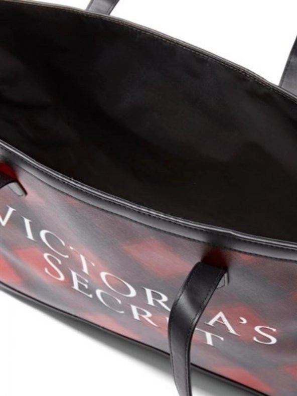 Red Buffalo Check Holiday Tote Çanta - Resim 3