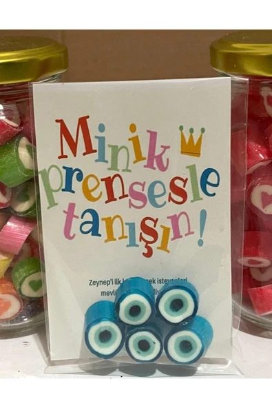 ŞEKERCİYAŞAR Renkli Baby Shower - Mevlit - Sünnet - Doğum Günü Hediye Şekeri 50 Adet ürün görseli 1