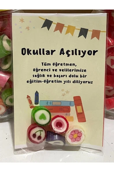 ŞEKERCİYAŞAR Okul-öğrenci Tatil 30 Adet ürün görseli 1