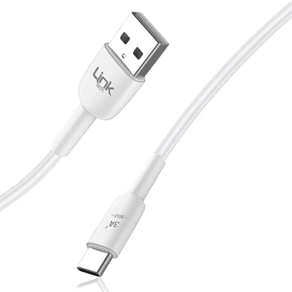 LinkTech K602 Safe USB - Type-C 3A Data ve Şarj Kablosu 1mt - Resim 4