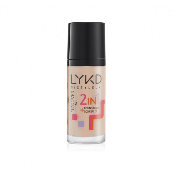 LYKD 2 in 1 Fondöten 133 Rose Almond ürün görseli 1
