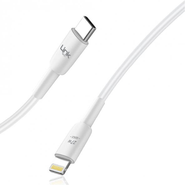 LinkTech K603 Safe Type-C - iPh Lightning 30W Hızlı Data ve Şarj Kablosu 3A 1mt - Resim 3
