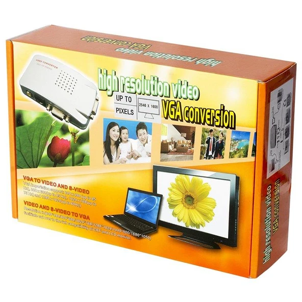 POWERMASTER PM-1963 VGA TO VIDEO GÖRÜNTÜ ÇEVİRİCİ - Resim 8