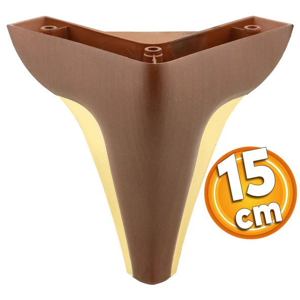 Endülüs Mobilya Kanepe Sehpa Tv Ünitesi Baza Koltuk Ayağı Kahverengi Renk 15 Cm Ayakları ürün görseli 1