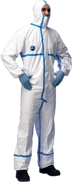 DuPont™ Tyvek® 600 Plus CHA5 Başlıklı Koruma Tulumu ürün görseli 1