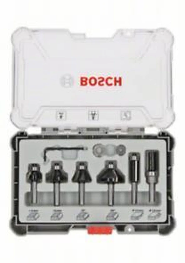 Bosch Pro Freze Seti 6 lı Karışık 6mm Şaftlı ürün görseli 1