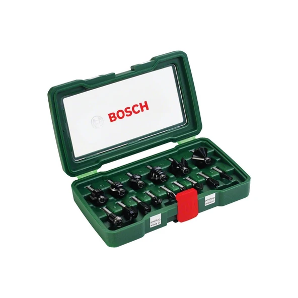 Bosch DIY 15 PARÇA FREZE SETİ 8 MM ŞAFTLI - Resim 2