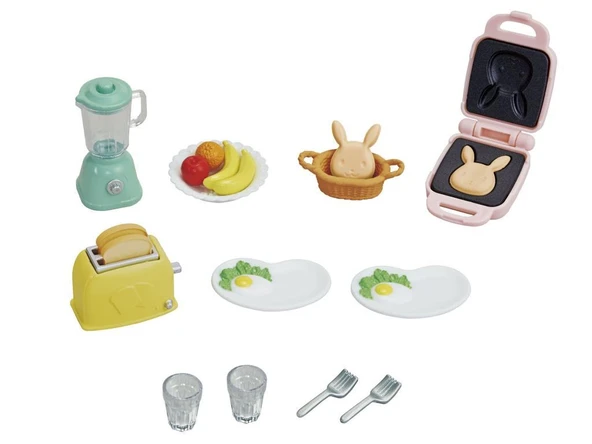 Sylvanian Families Kahvaltı Seti Oyun Seti Aksesuarları ürün görseli 1