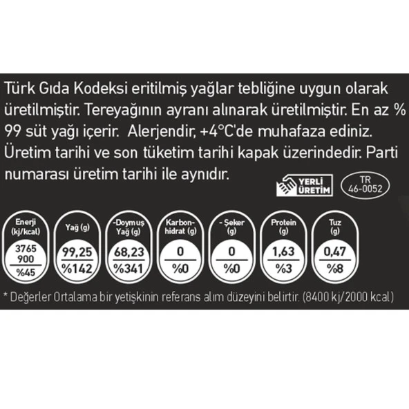 Sade Yağ 300 Gr - Resim 2