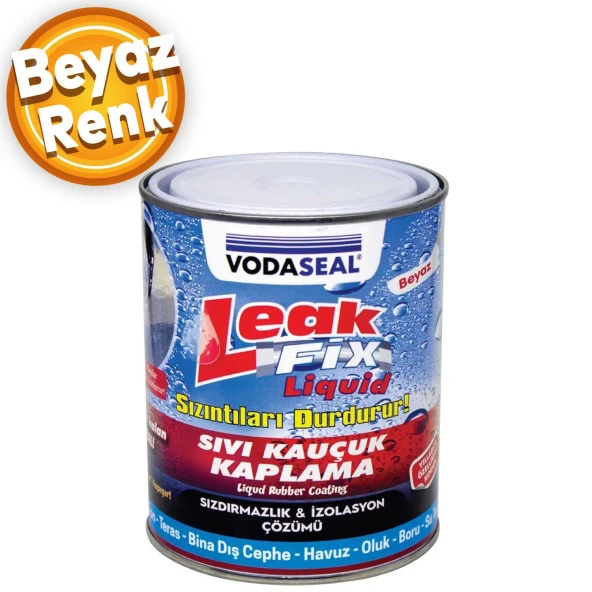 Vodaseal Leak Fix Liquid Su Sızdırmazlık Sıvı Kauçuk Kaplama İzalasyon Sızdırmaz 800 Gr ürün görseli 1