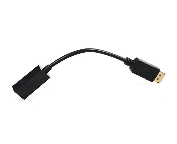 Dark DisplayPort to HDMI Dişi Kablo 4K - Resim 3