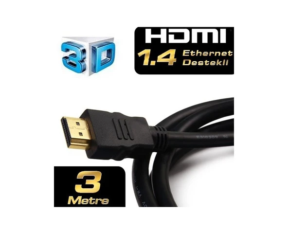 Dark 4K HDMI Altın Uçlu Kablo v1.4 (3m) ürün görseli 1