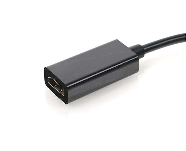 Dark DisplayPort to HDMI Dişi Kablo 4K - Resim 2