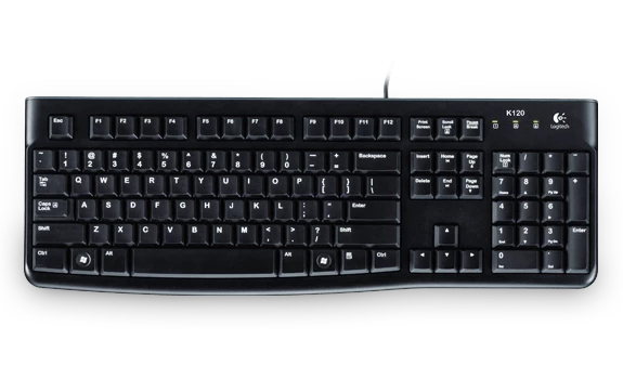 LOGITECH K120 KLAVYE Q TR SIYAH 920-002505 ürün görseli 1