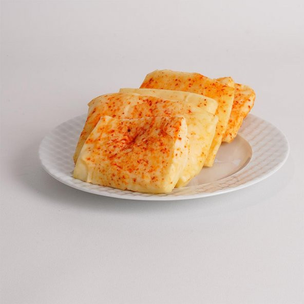Tam Yağlı Biberli Hellim Peyniri 500 Gr - Resim 2