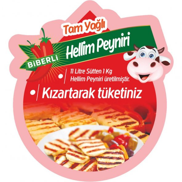 Tam Yağlı Biberli Hellim Peyniri 500 Gr - Resim 3