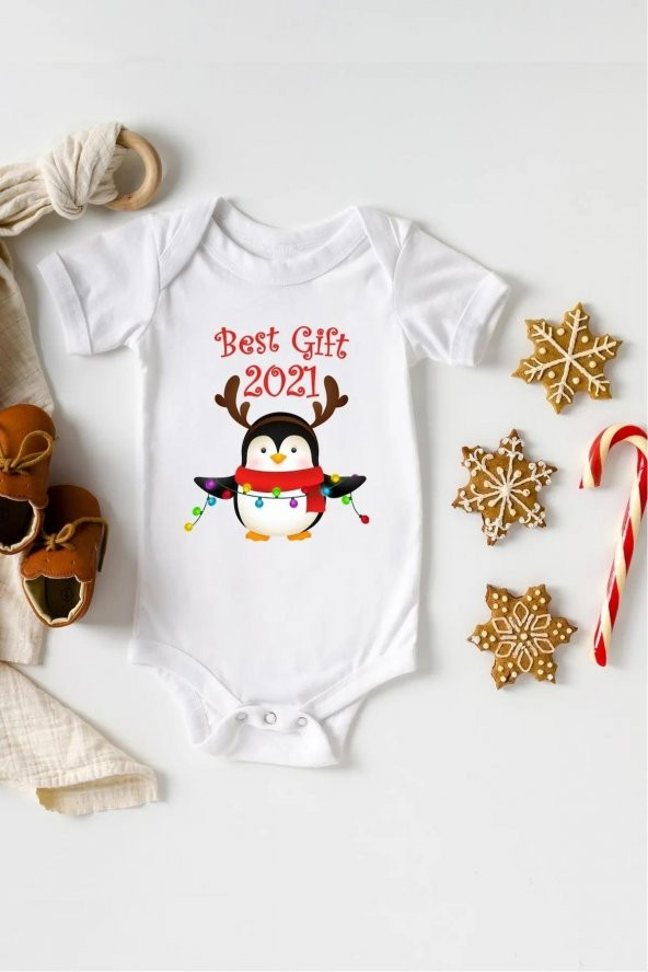 Best Gift Hediyenza Özel Tasarım Bebek Zıbın Pamuklu Çıtçıtlı Body Bebek Hediye ürün görseli 1
