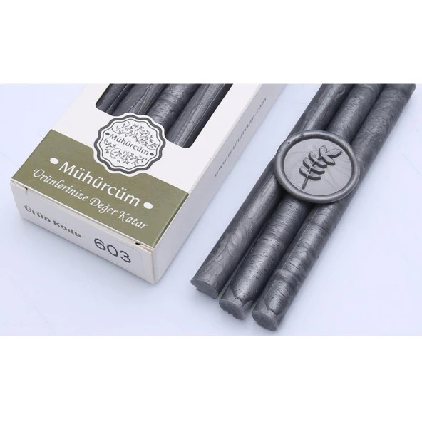 Mühür Mumu Çubuk 11mmx120mm 10 lu Paket Model: 603 CİVA GÜMÜŞ ürün görseli 1