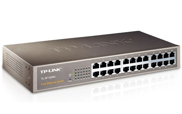 TP-LINK TL-SF1024D 24PORT 10/100 YÖNETİLEMEZ SWITCH - Resim 2