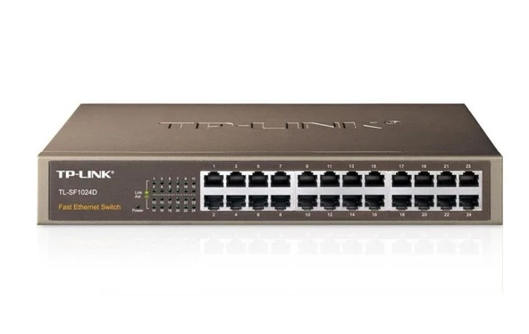 TP-LINK TL-SF1024D 24PORT 10/100 YÖNETİLEMEZ SWITCH ürün görseli 1