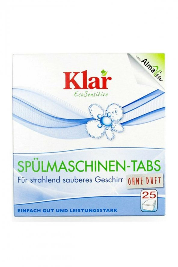 Klar Klar Organik Bulaşık Makinası Tableti 500 gr ürün görseli 1