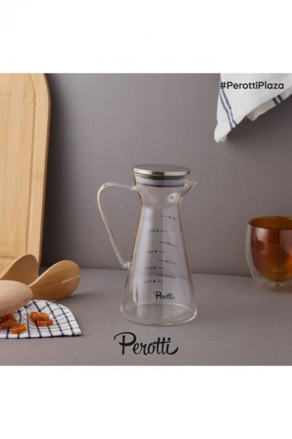 Rossel Premium Perotti Aberto Metal Kapak 450 ml Cam Yağlık 14264 ürün görseli 1
