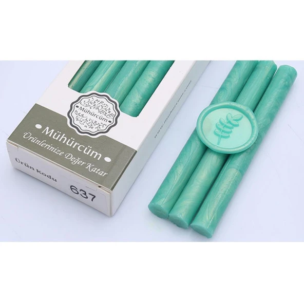 Mühür Mumu Çubuk 11mmx120mm 10 lu Paket Model: 637 YEŞİL VADİ ürün görseli 1