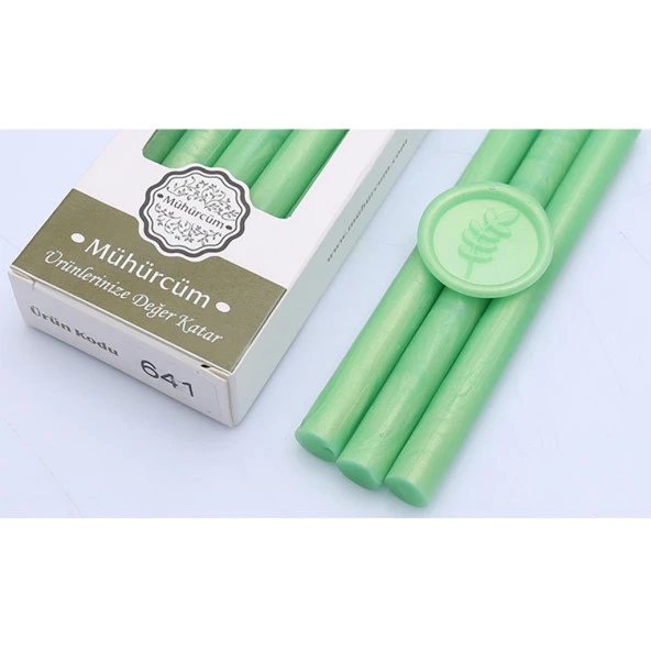 Mühür Mumu Çubuk 11mmx120mm 10 lu Paket Model: 641 EKŞİ ELMA ürün görseli 1