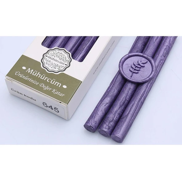 Mühür Mumu Çubuk 11mmx120mm 10 lu Paket Model: 645 BÖĞÜRTLEN ürün görseli 1