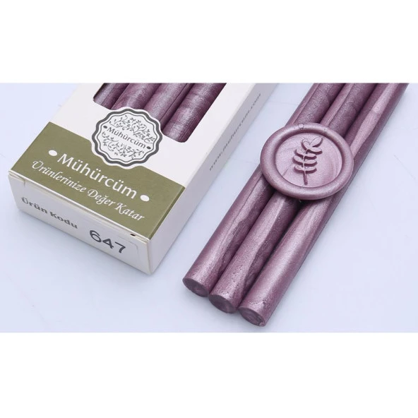 Mühür Mumu Çubuk 11mmx120mm 10 lu Paket Model: 647 LAVANTA SATEN ürün görseli 1