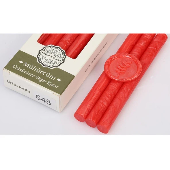 Mühür Mumu Çubuk 11mmx120mm 10 lu Paket Model:648 SEDEF NARÇİÇEĞİ ürün görseli 1
