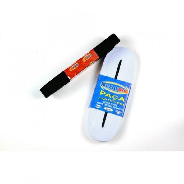 Nazarone Paça Lastiği Siyah 2 Cm ürün görseli 1