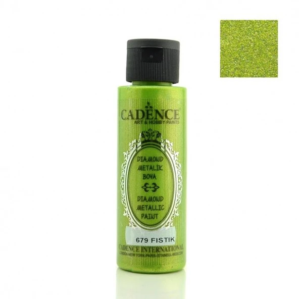 Cadence Diamond Metalik Boya 679 Fıstık 70ML ürün görseli 1
