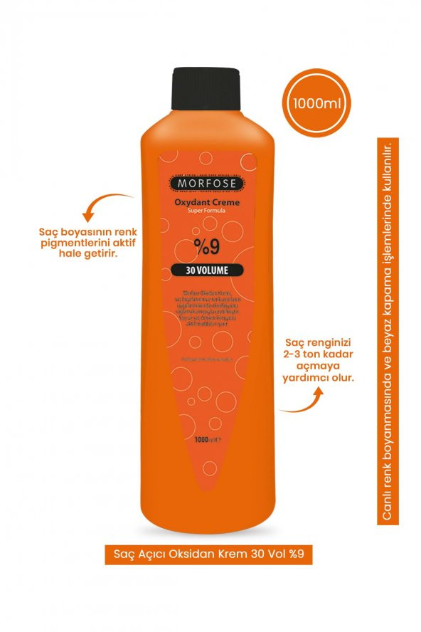 Morfose Oksidan Krem 30 Volume 9   1000 Ml ürün görseli 1