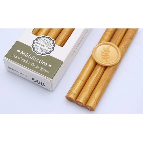Mühür Mumu Çubuk 11mmx120mm 10 lu Paket Model: 665 SATEN KAYISI ürün görseli 1