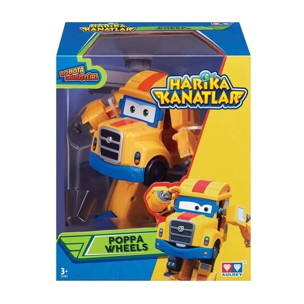 Harika Kanatlar Dönüşen Poppa Wheel 13 cm Figür - 48403 ürün görseli 1