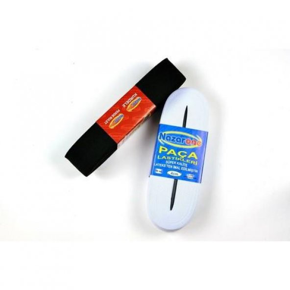 Nazarone Paça Lastik 4 cm Siyah ürün görseli 1