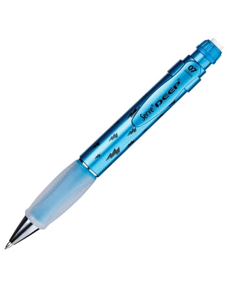 Serve Deep Versatil Kalem 07 mm Metalik Mavi Şimşek ürün görseli 1