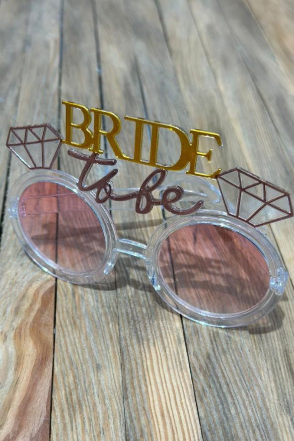Beysüs Parti Gözlülüğü Bride To Be Gümüş Pembe ürün görseli 1