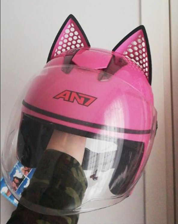Kedi Kulağı Kask Aksesuarı Kask Aparatı - Resim 3