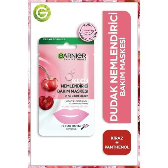 Garnier Dudak Nemlendirici Bakım Maskesi ürün görseli 1