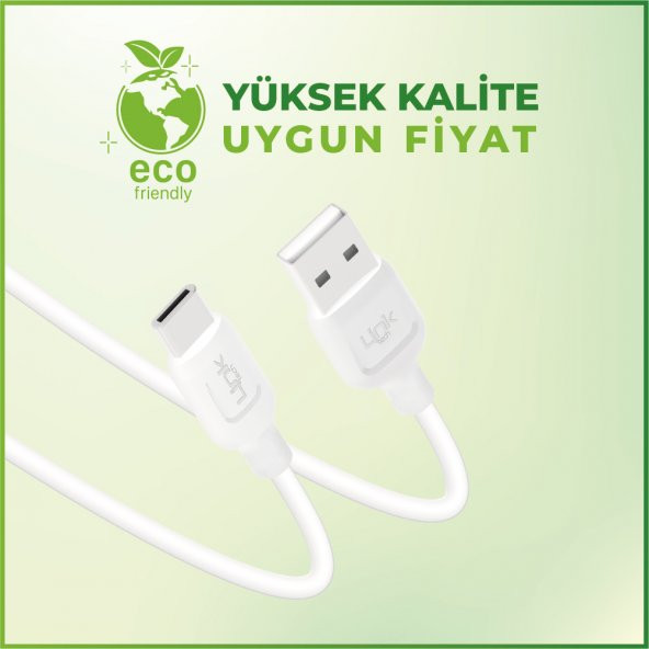 LinkTech K450 Strong 3A USB-Type-C Data/Şarj Kablosu 1mt - Resim 4