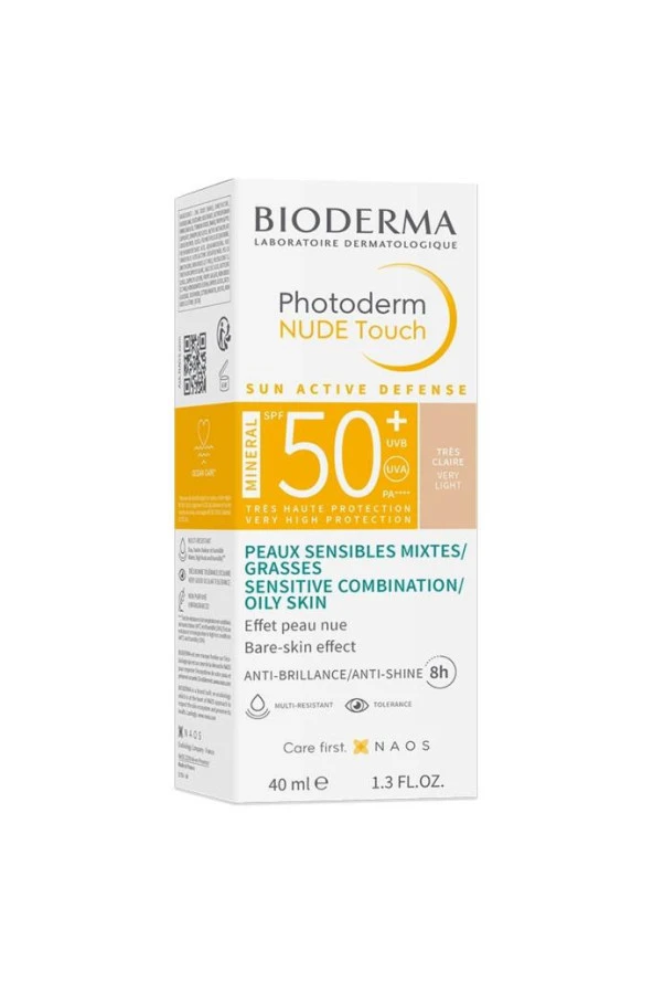 Bioderma Photoderm Nude Touch Spf50+ Very Light 40 Ml ürün görseli 1