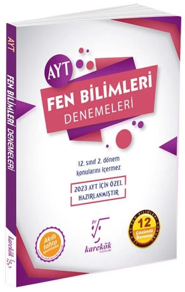 Karekök 2023 YKS AYT Fen Bilimleri 12 Deneme ürün görseli 1