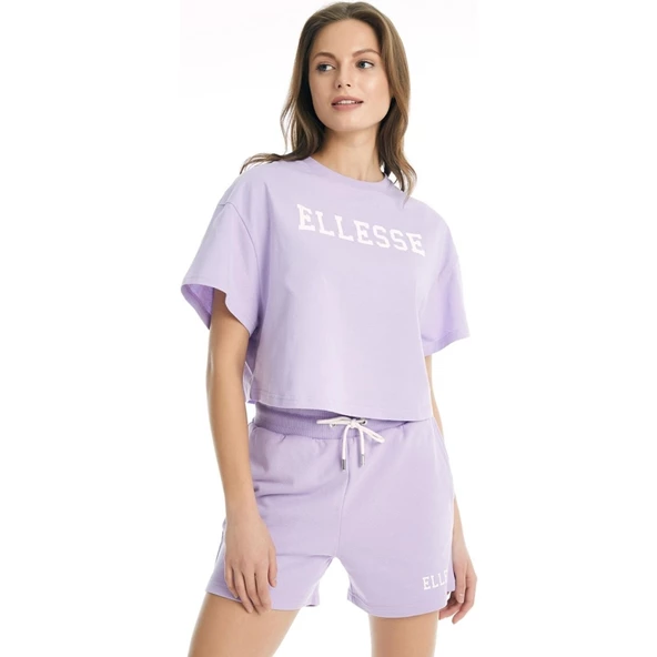 Ellese Kadın Şort EF016-LC Lila - Resim 4