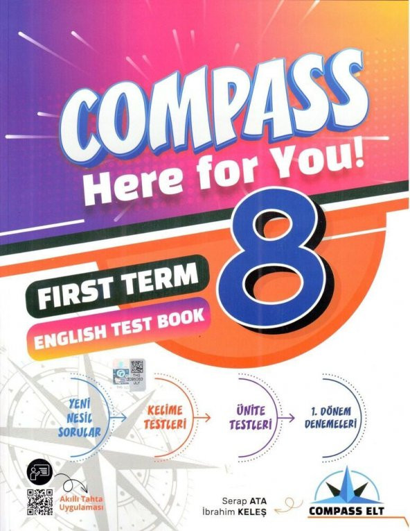 Compass ELT 8 Fırst Term Englısh Test Book ürün görseli 1