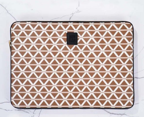 Minbag Marin 13 İnç Laptop Kılıfı Kahverengi ürün görseli 1
