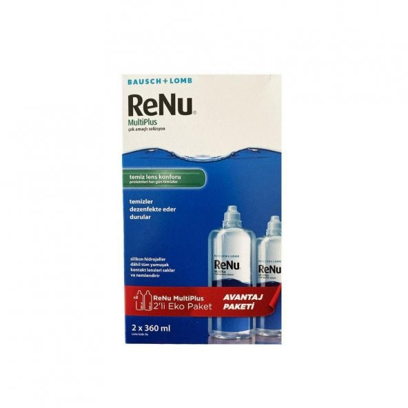 Renu Multiplus Çok Amaçlı Solüsyon Eko Paket 2X360ml ürün görseli 1
