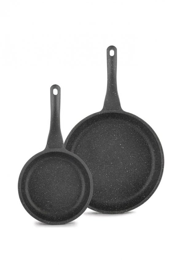 EDA FOCUS Döküm Granit 2li Tava Seti (20Cm+28Cm) ürün görseli 1