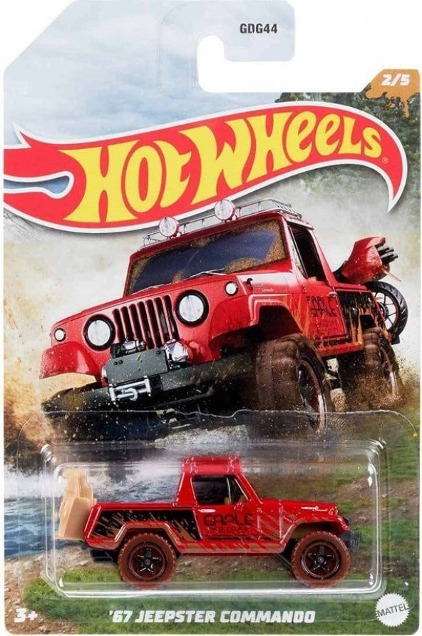 Hot Wheels 67 Jeepster Commando - HDH08 ürün görseli 1